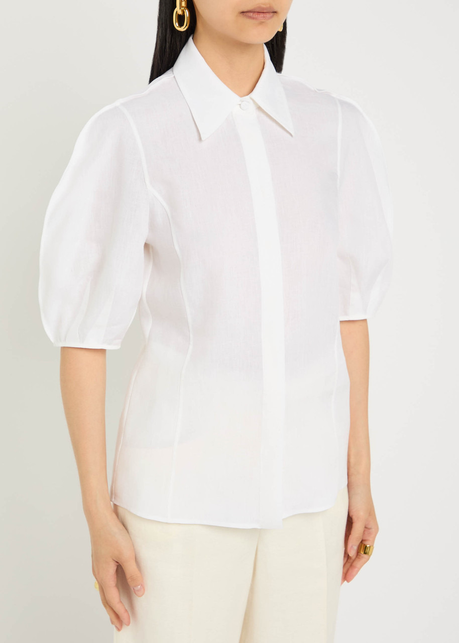 Gabriela Hearst Sansi Linen Blouse - 2