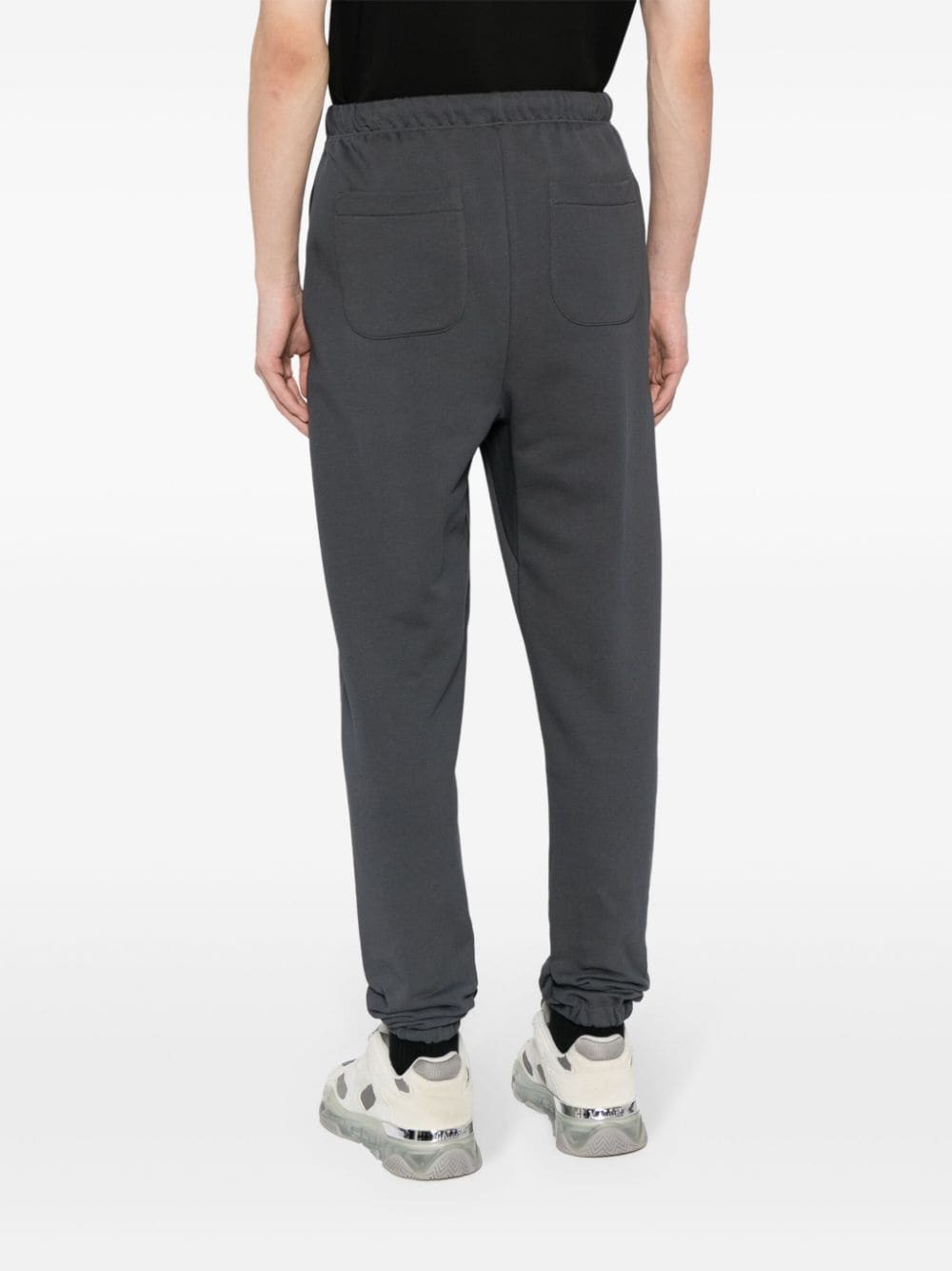 logo-print cotton track pants - 4