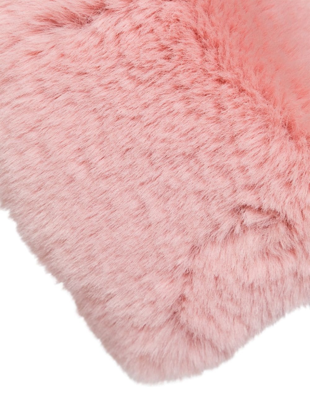 fuzzy pink scarf - 2