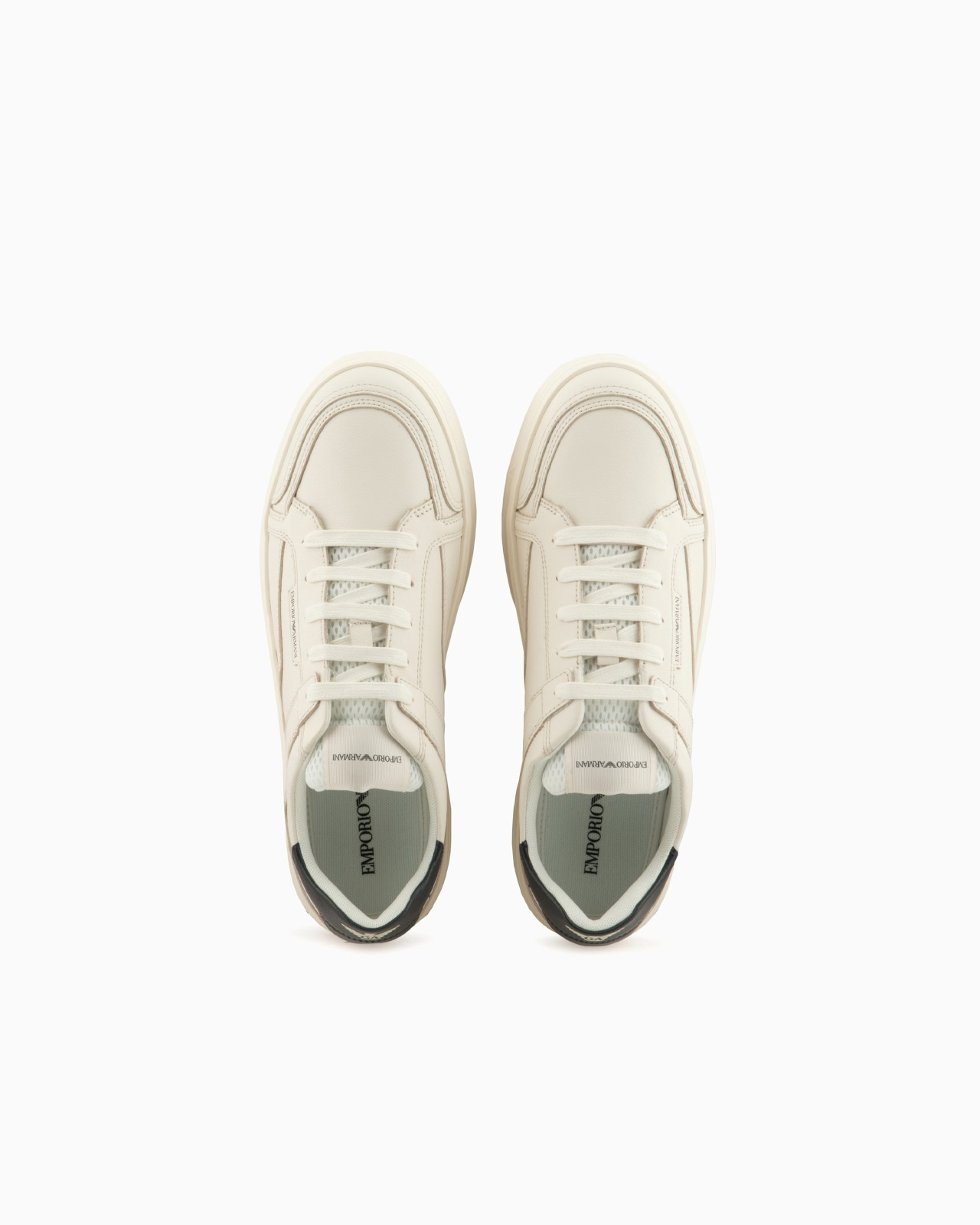 Hammered-leather sneakers - 3