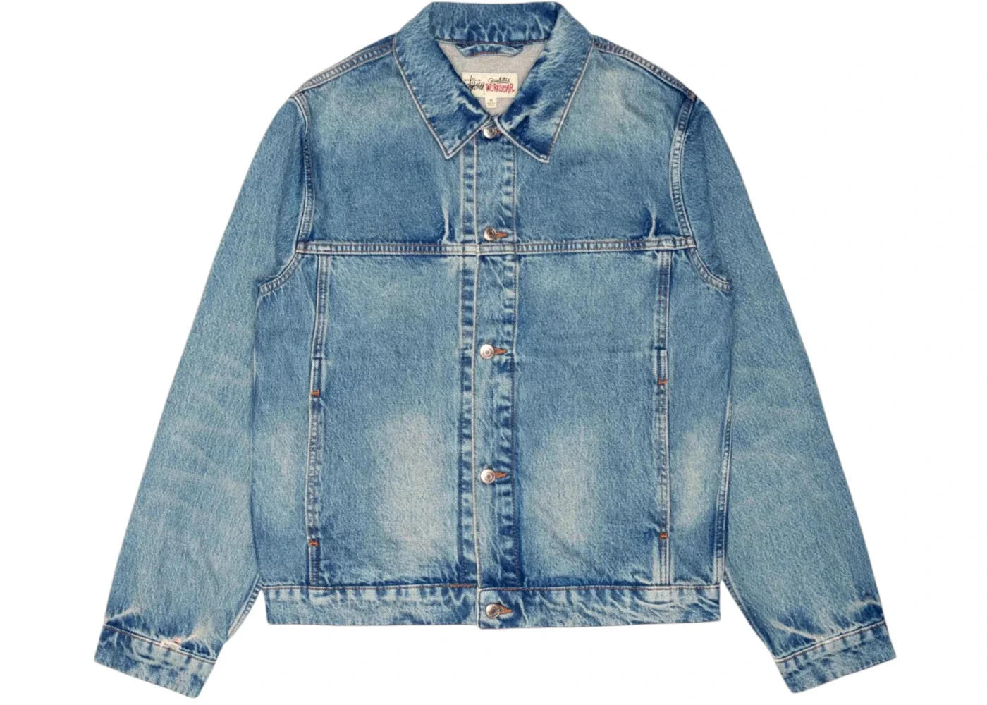 Stussy Trucker Denim Jacket Weekend Wash - 1