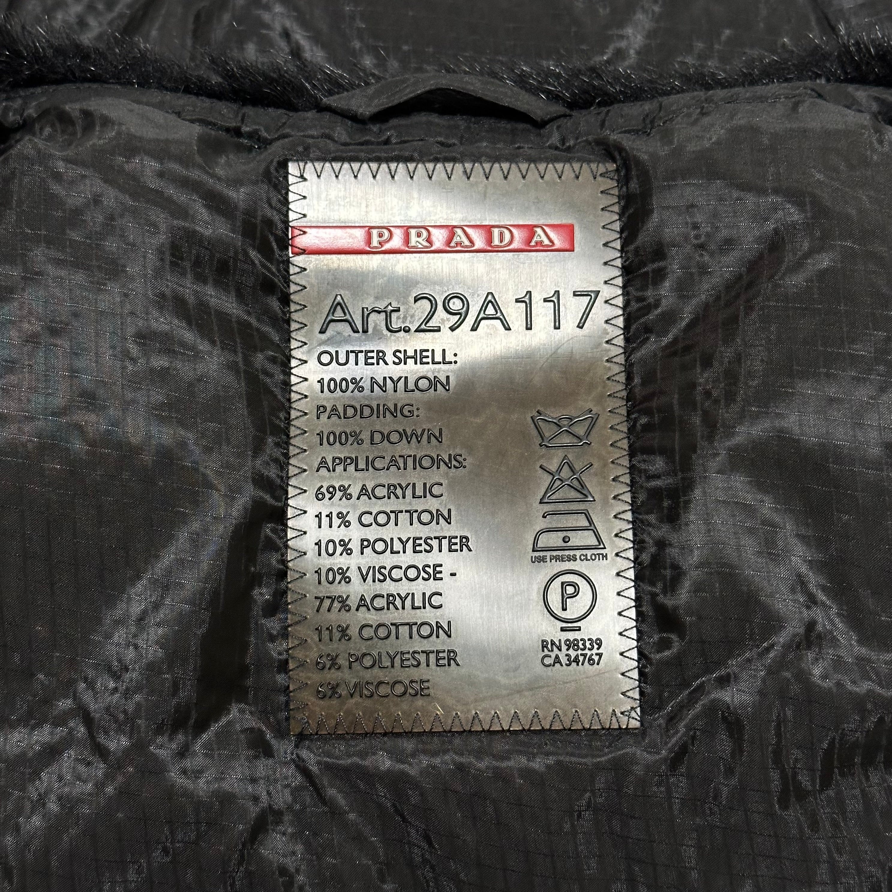 PRADA Sport Fall Winter 2009 Fur Nylon Vest - 8