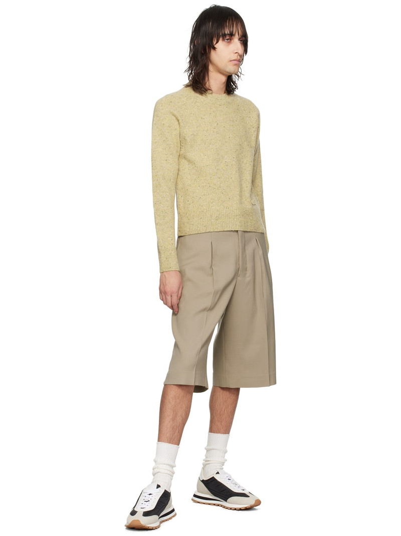 AMI Paris Green Crewneck Sweater outlook