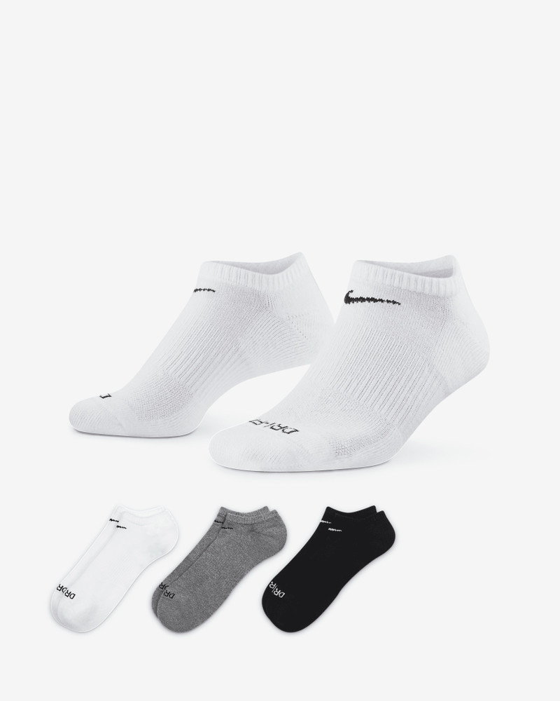 Nike Everyday Plus Cushion Training No-Show Socks (3 Pairs) 1