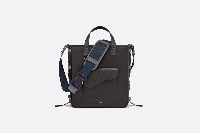 DIOR AND SACAI Saddle Tote with Shoulder Strap 1