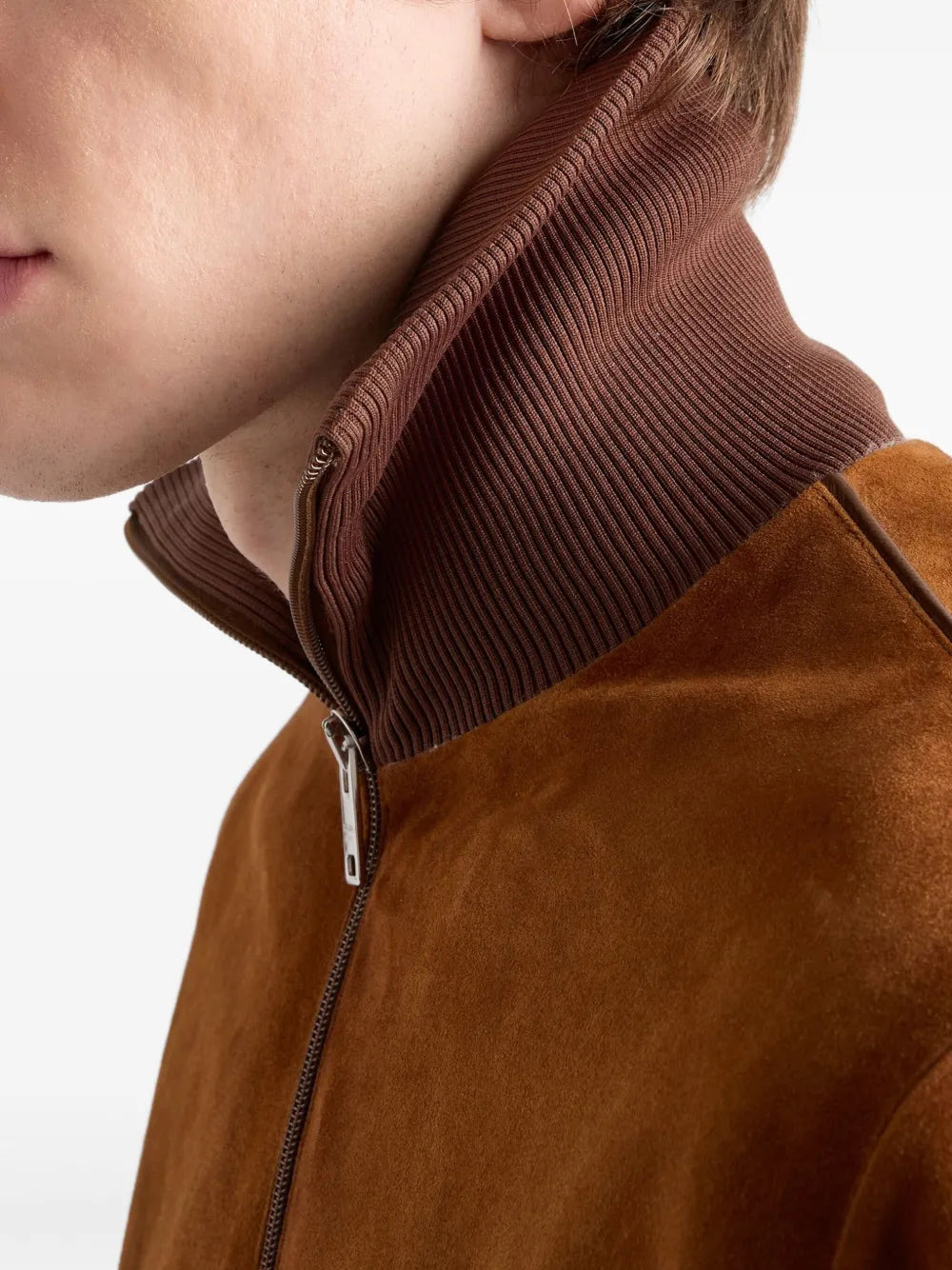 Blouson en veau velours - 7