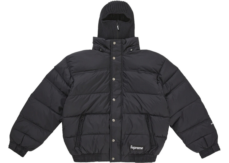 Supreme Supreme Facemask 700-Fill Down Puffer Jacket Black outlook