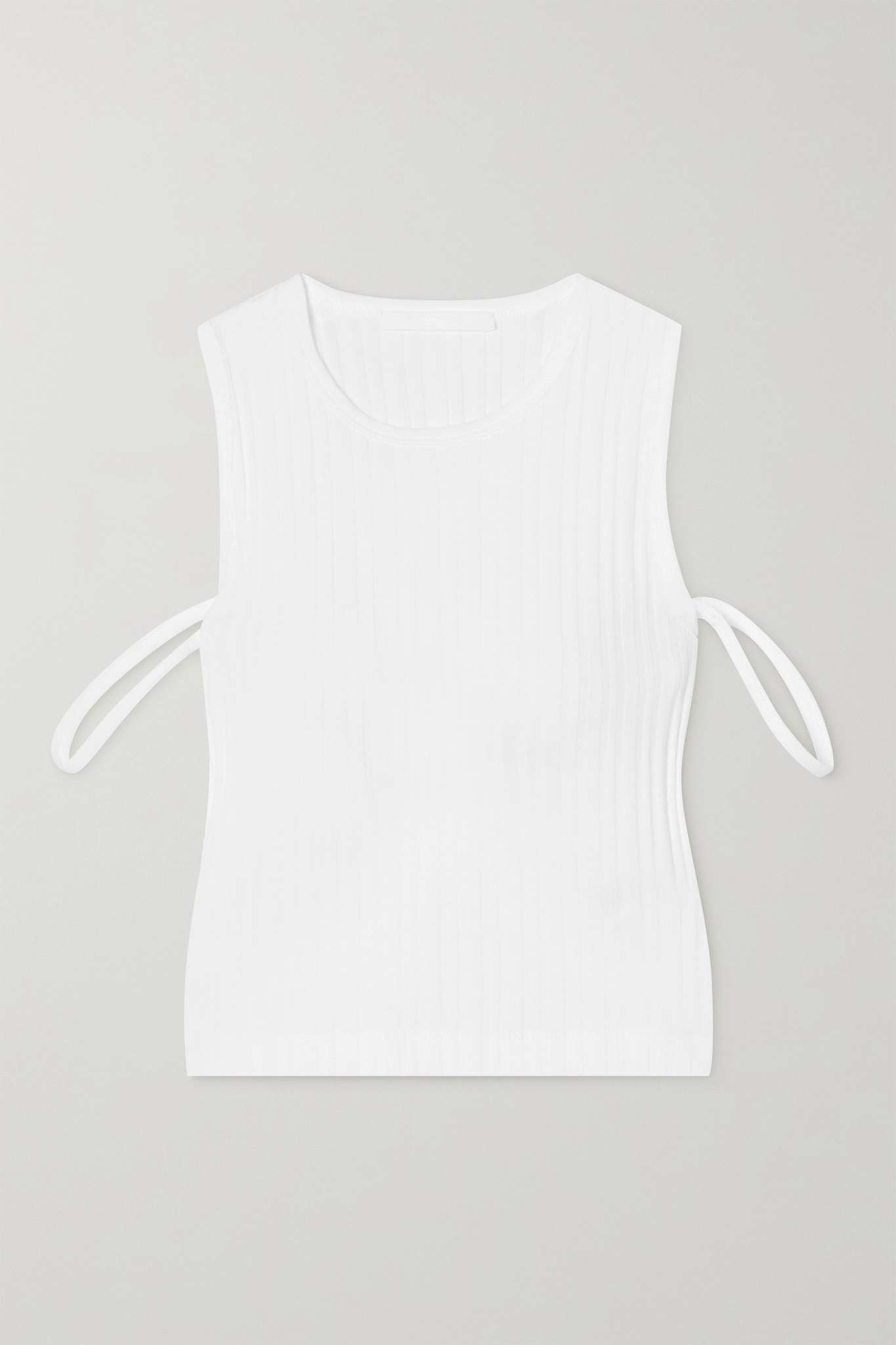 Ribbed cotton-jersey tank - 1