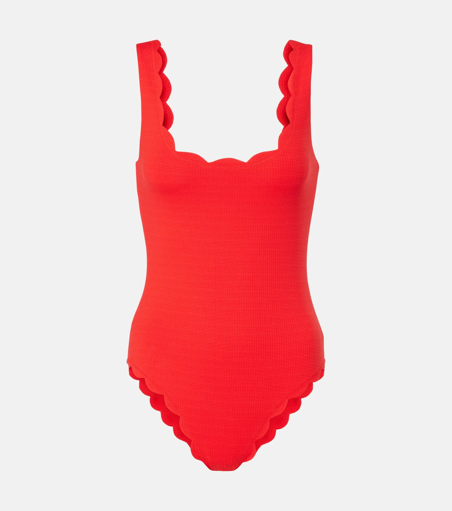 Scalloped swimsuit - 1