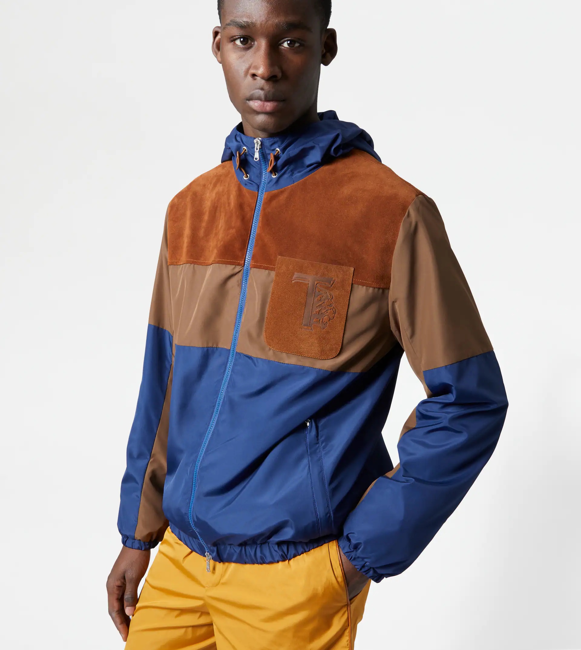 WINDBREAKER - BLUE, BROWN - 7