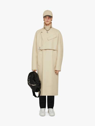 Givenchy TRENCH IN COTTON TWILL WITH U-LOCK BUCKLE outlook