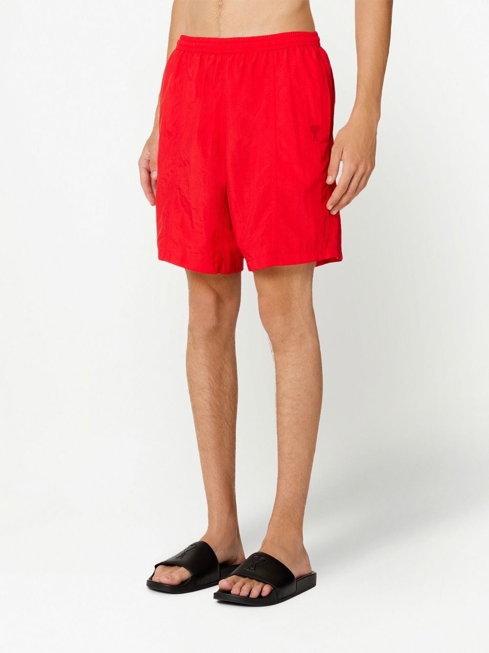 embroidered-logo swim shorts - 3