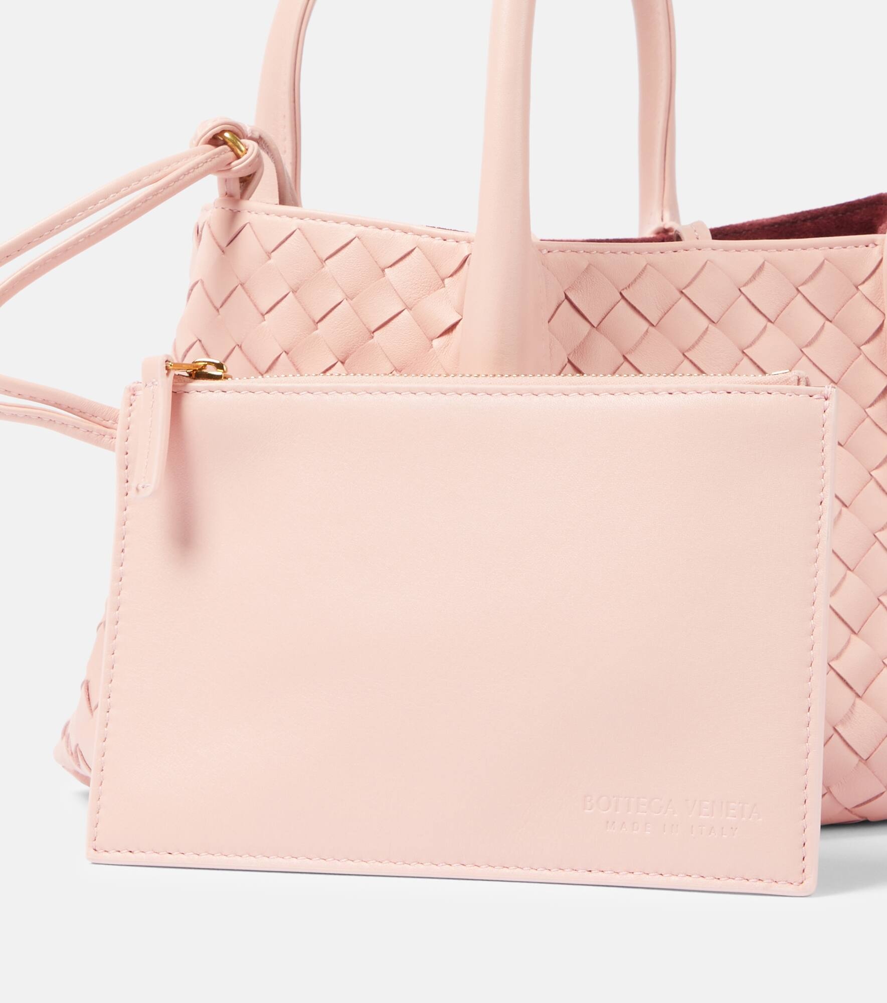 Pinacoteca Small Intrecciato leather tote bag - 6