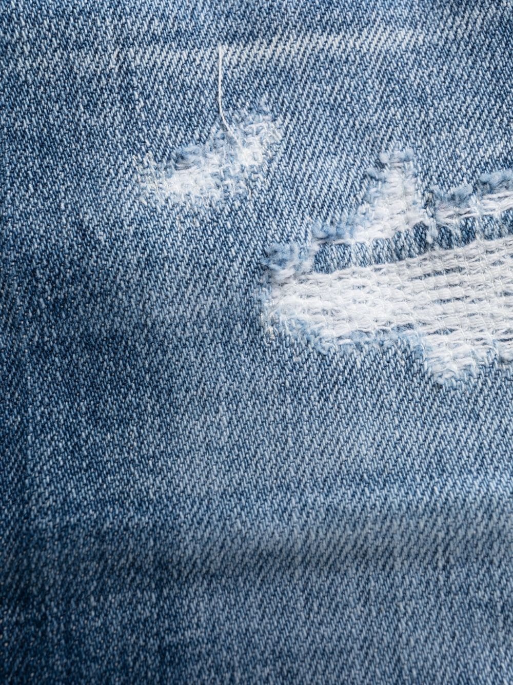 distressed-effect cropped jeans - 6