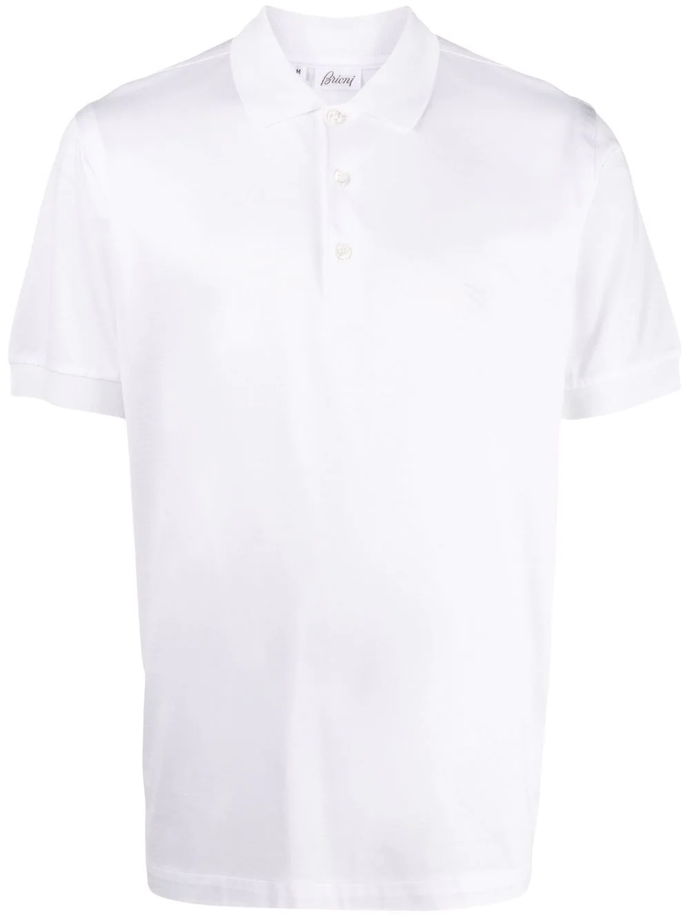 short-sleeve cotton polo shirt - 1