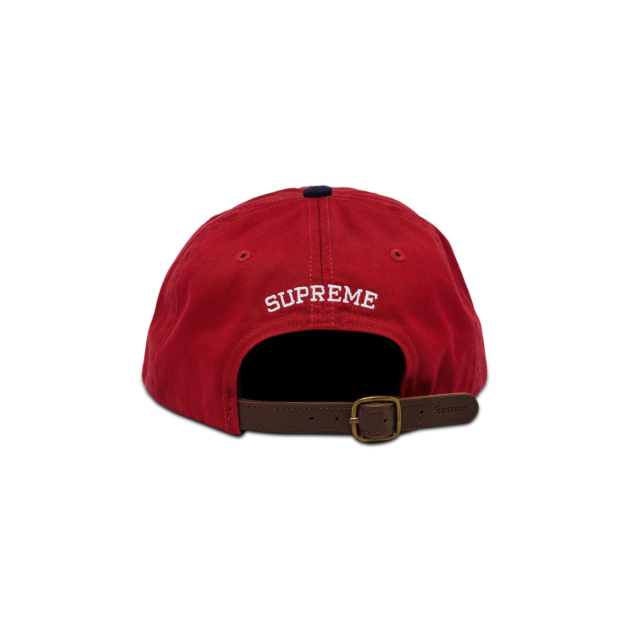 Supreme 2-Tone S Logo 6-Panel 'Red' - 4