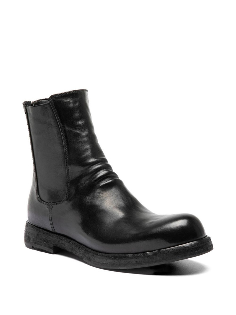 OFFICINE CREATIVE Bulla DD zip leather chelsea boots outlook