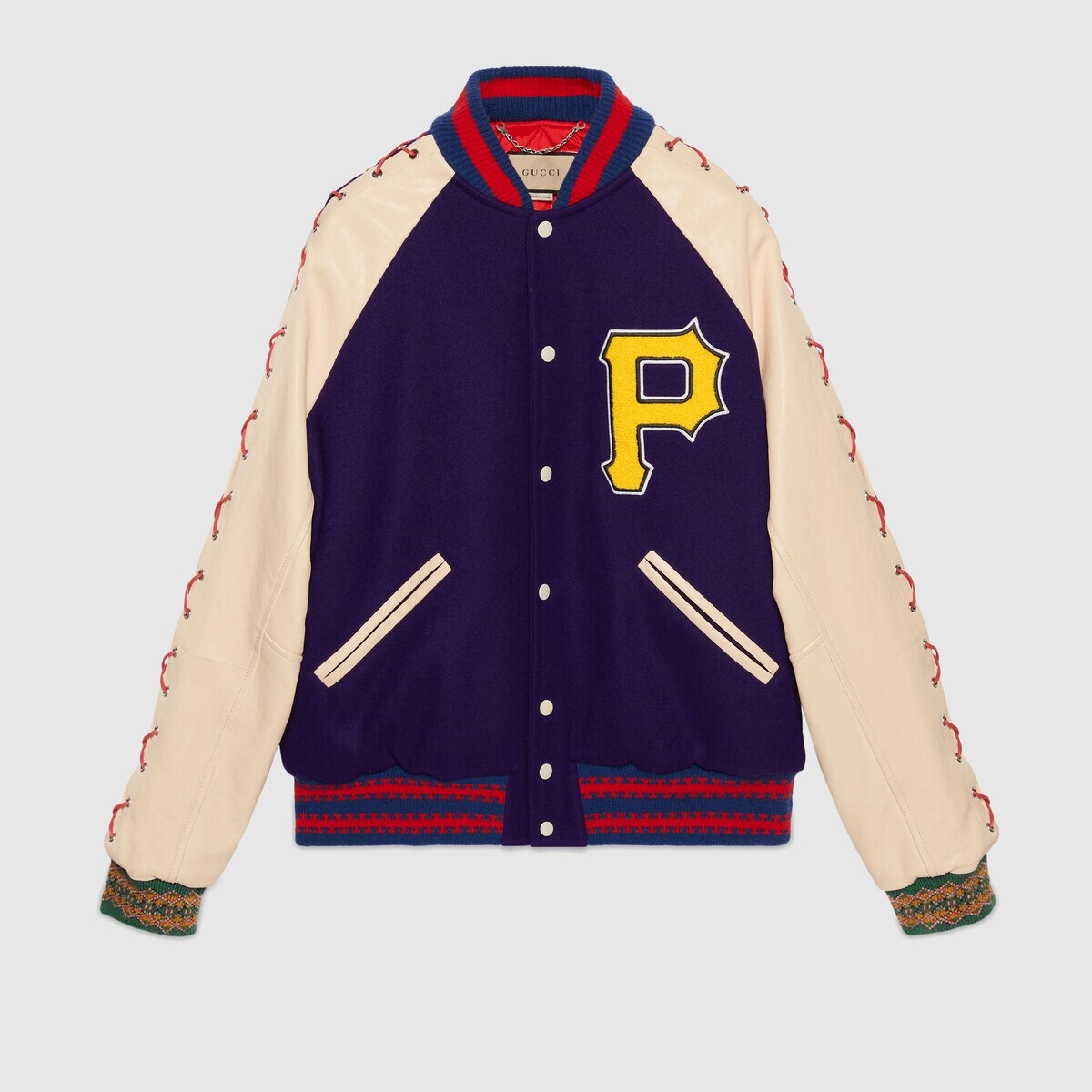 GUCCI Bomber jacket with Pirates patch REVERSIBLE