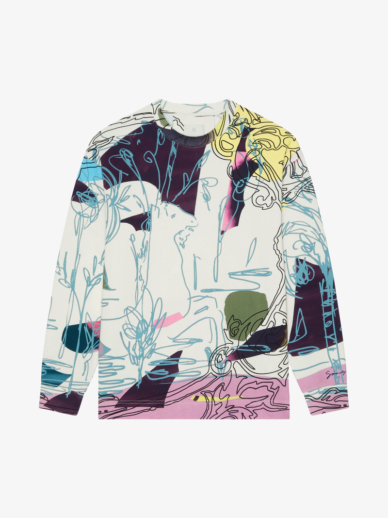 PRINTED MULTICOLOR T-SHIRT IN COTTON 1