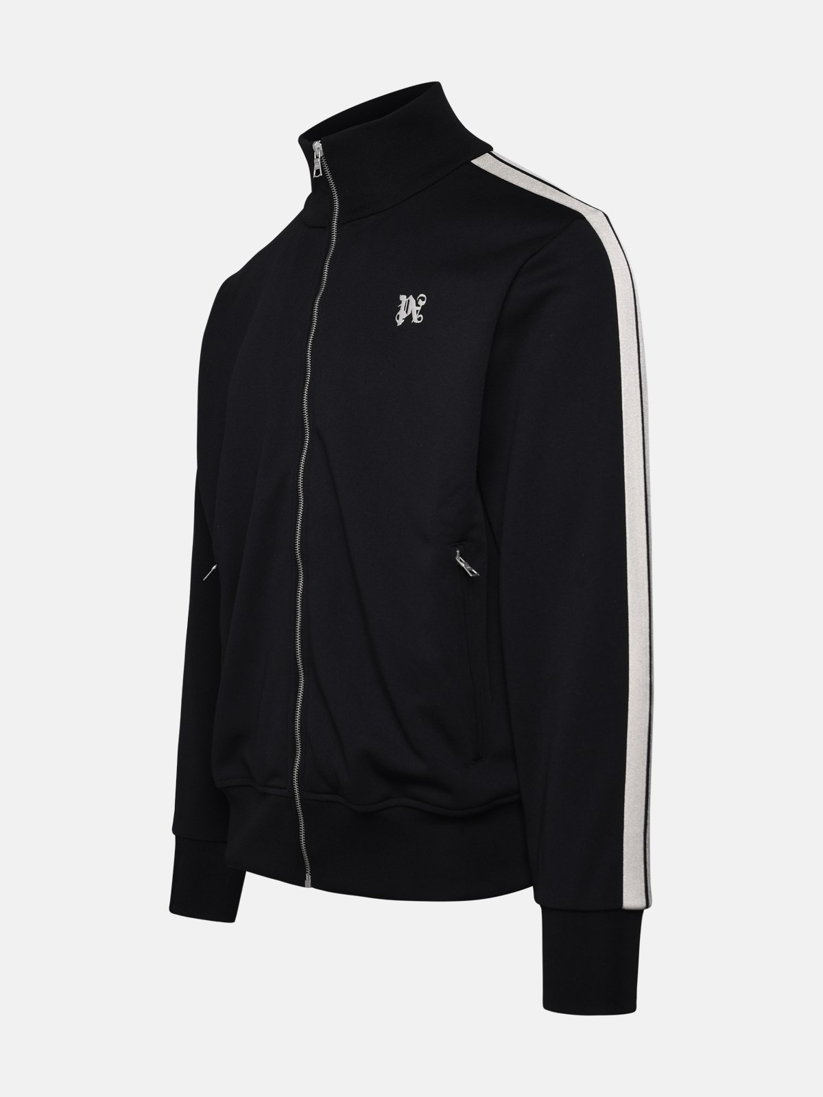 PA Monogram sweatshirt in black polyester - 2