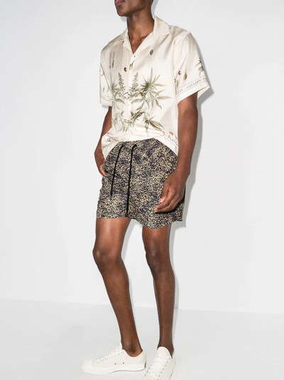 Ksubi leopard-print swim shorts outlook