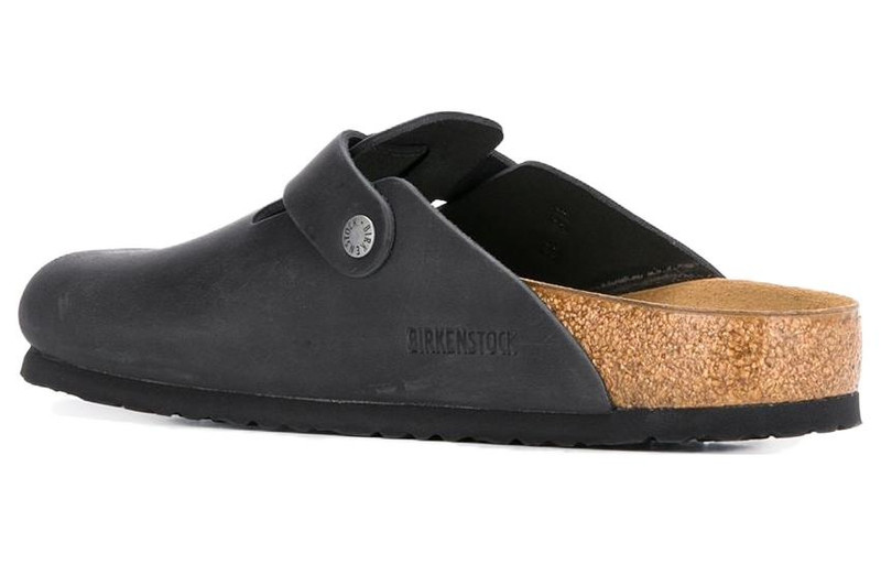 Birkenstock Boston Narrow 'Oiled Leather Black' 0059463 3