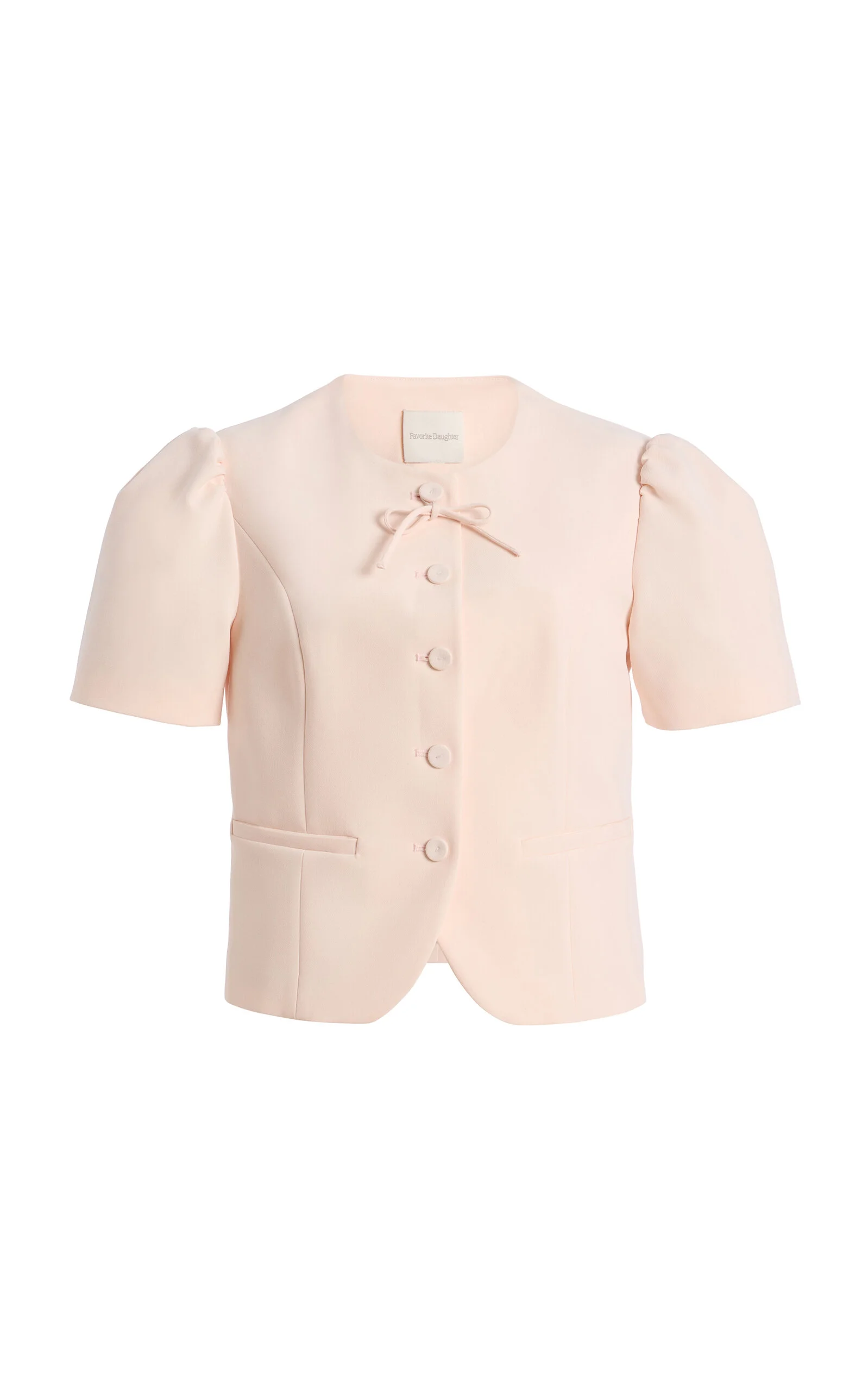 The Pardon Bow Jacket light pink - 1
