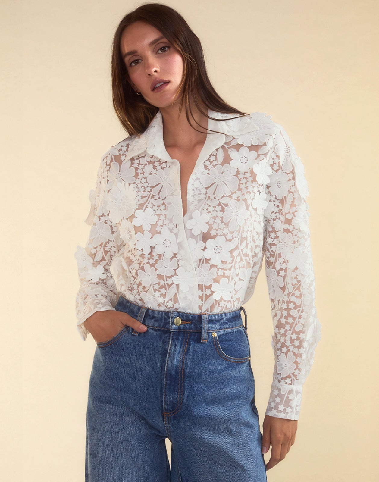 Blooming Lace Shirt - 3