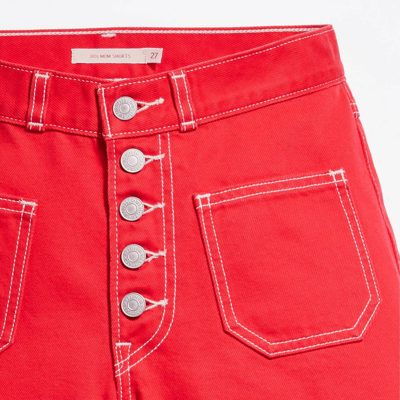 80S MOM PATCH POCKET WOMEN'S SHORTS - 7