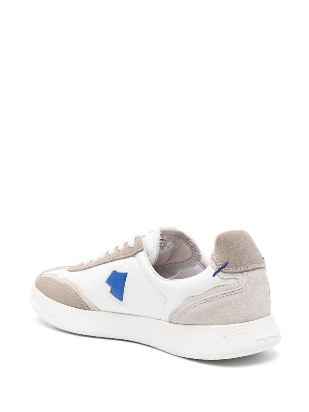 Raff logo-embroidered leather sneakers - 3