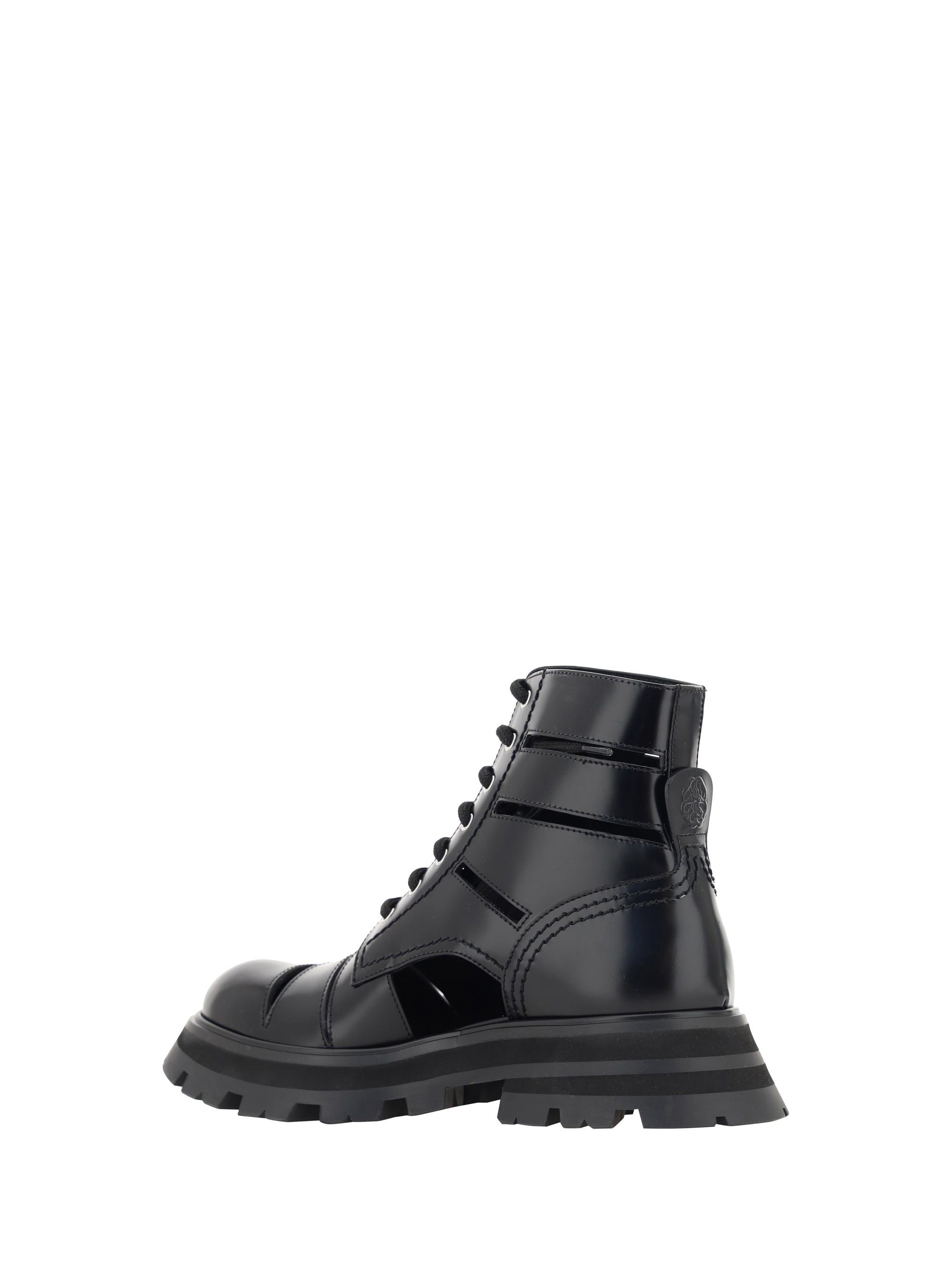 Alexander Mcqueen Women Wander Combat Boots - 3