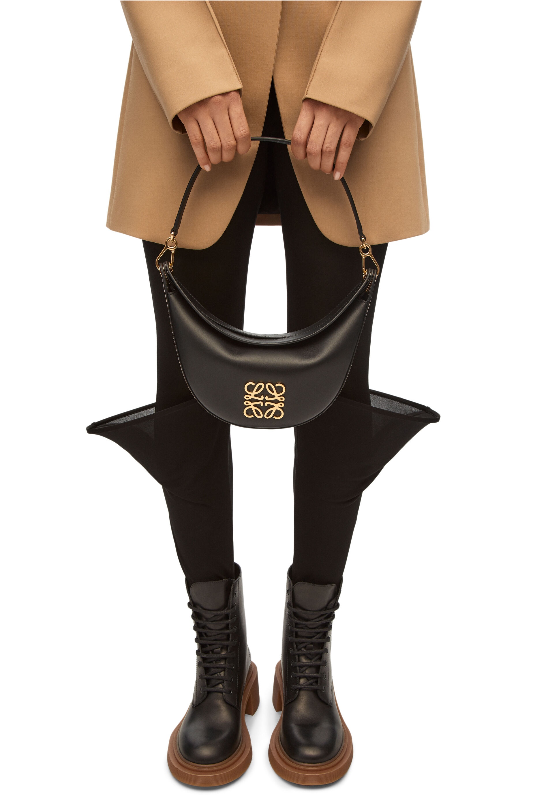 Small LOEWE Luna bag in satin calfskin - 2