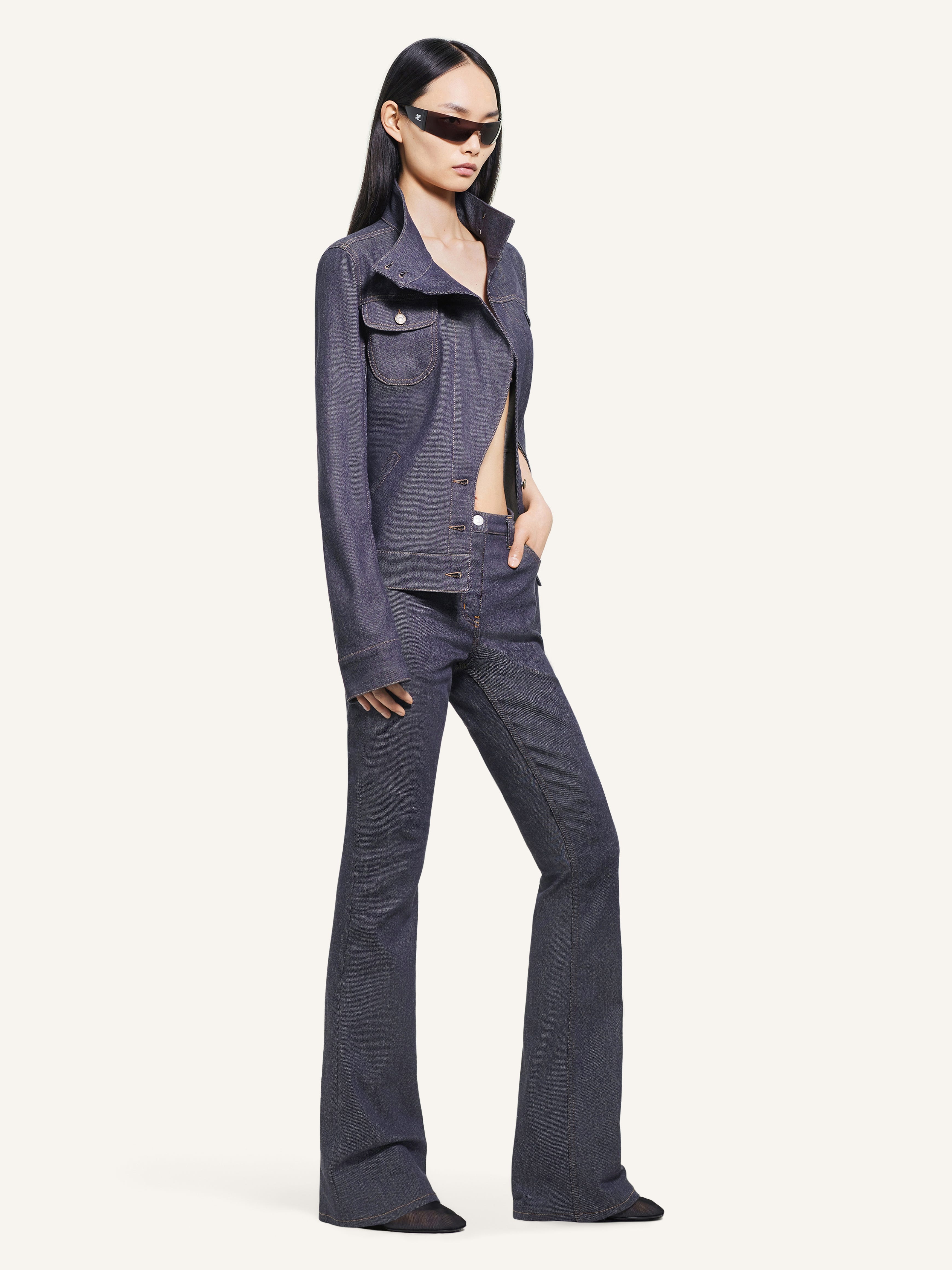 BOOTCUT DENIM PANTS - 3
