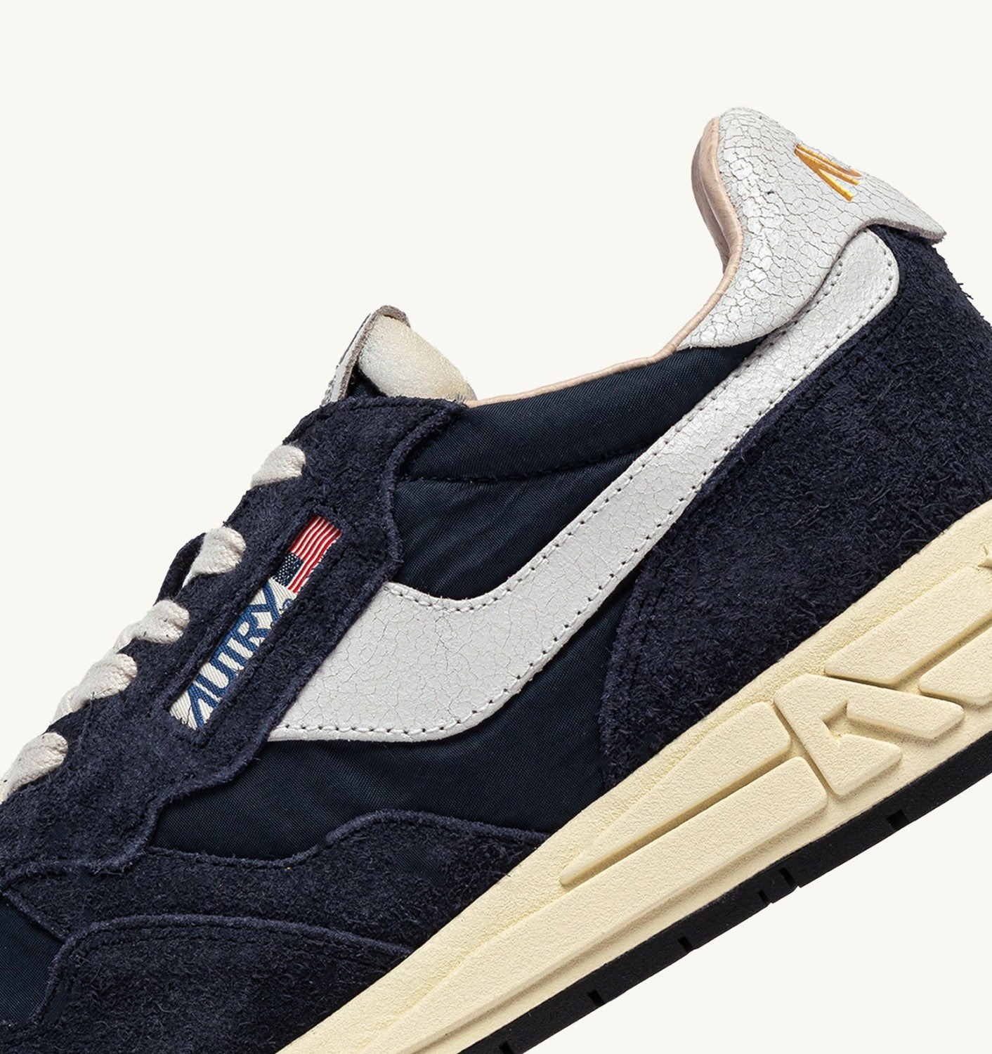 REELWIND LOW SNEAKERS IN NYLON AND SUEDE BLUE SPACE AND WHITE - 7