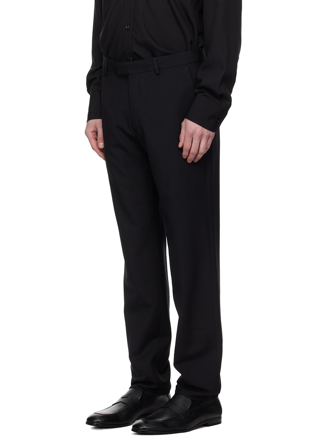 Black Single-Breasted Suit - 4