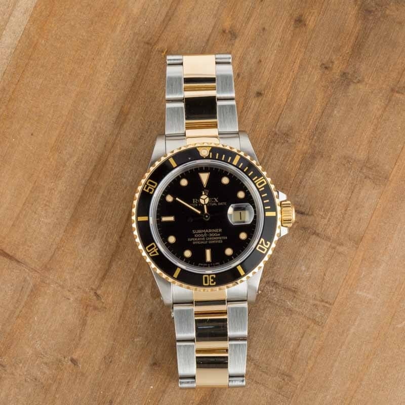 Rolex Submariner 16803 Black Dial - 5