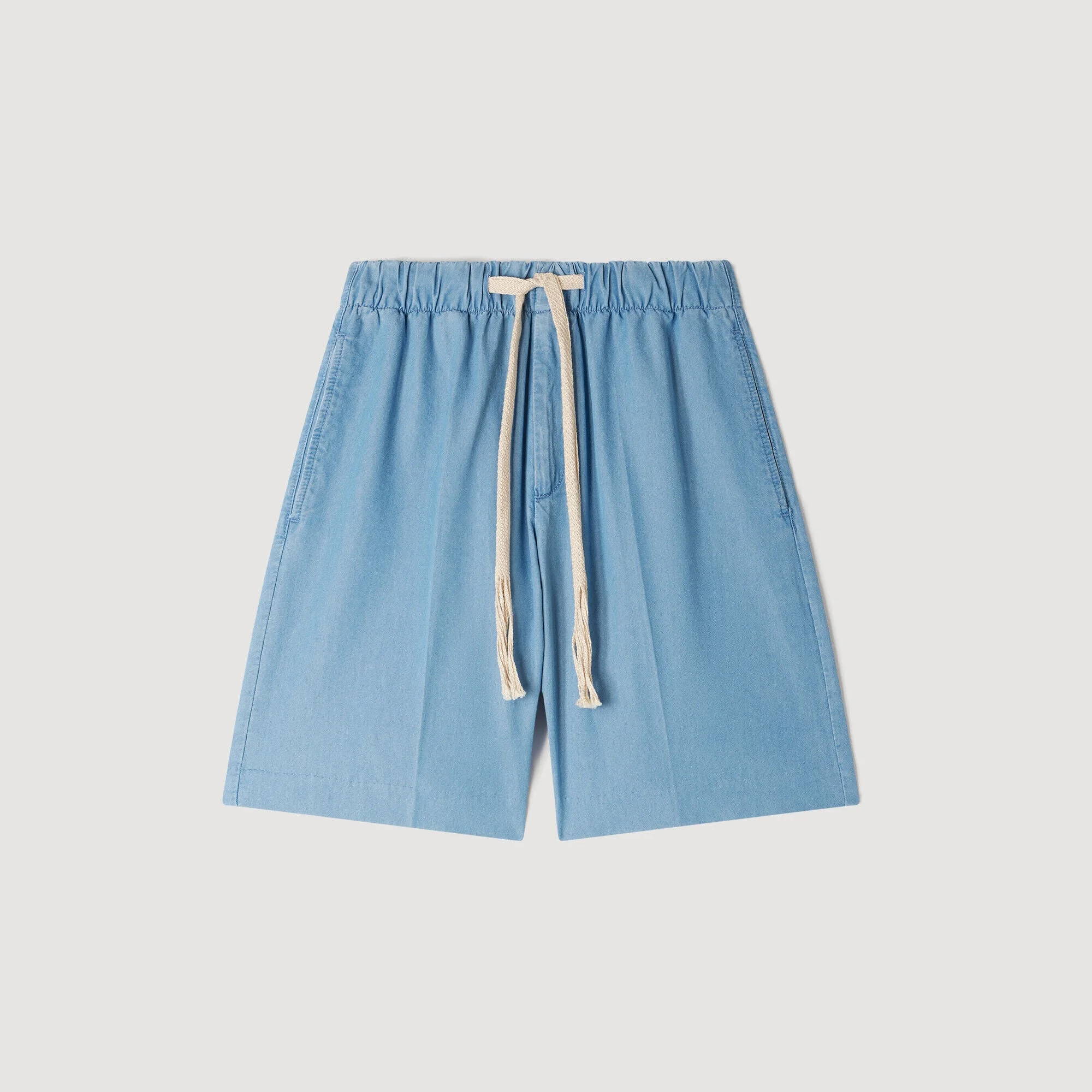 FADED COTTON SHORTS - 1