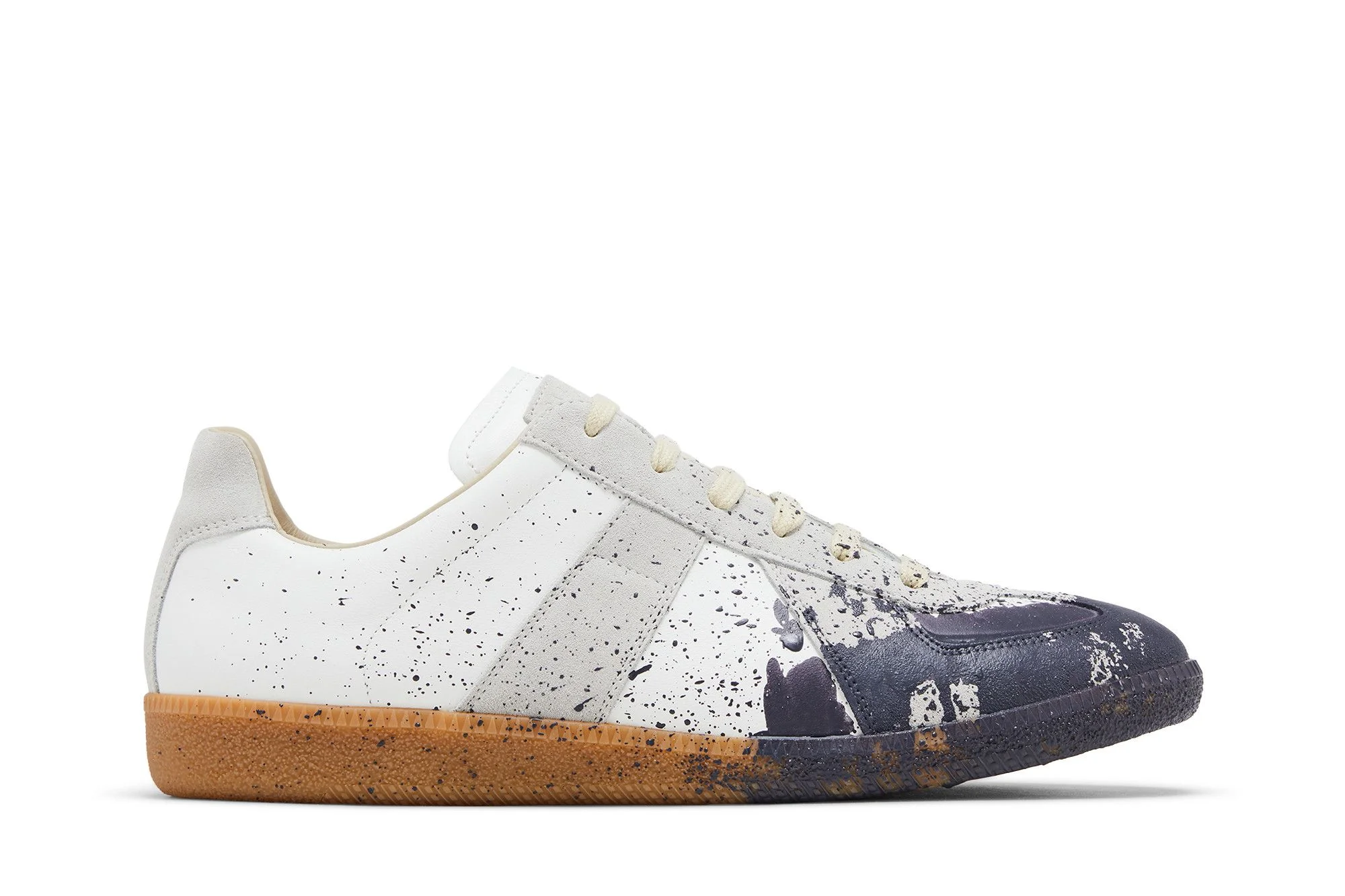 Maison Margiela Replica Low 'Paint Splatter - White Pewter' - 1
