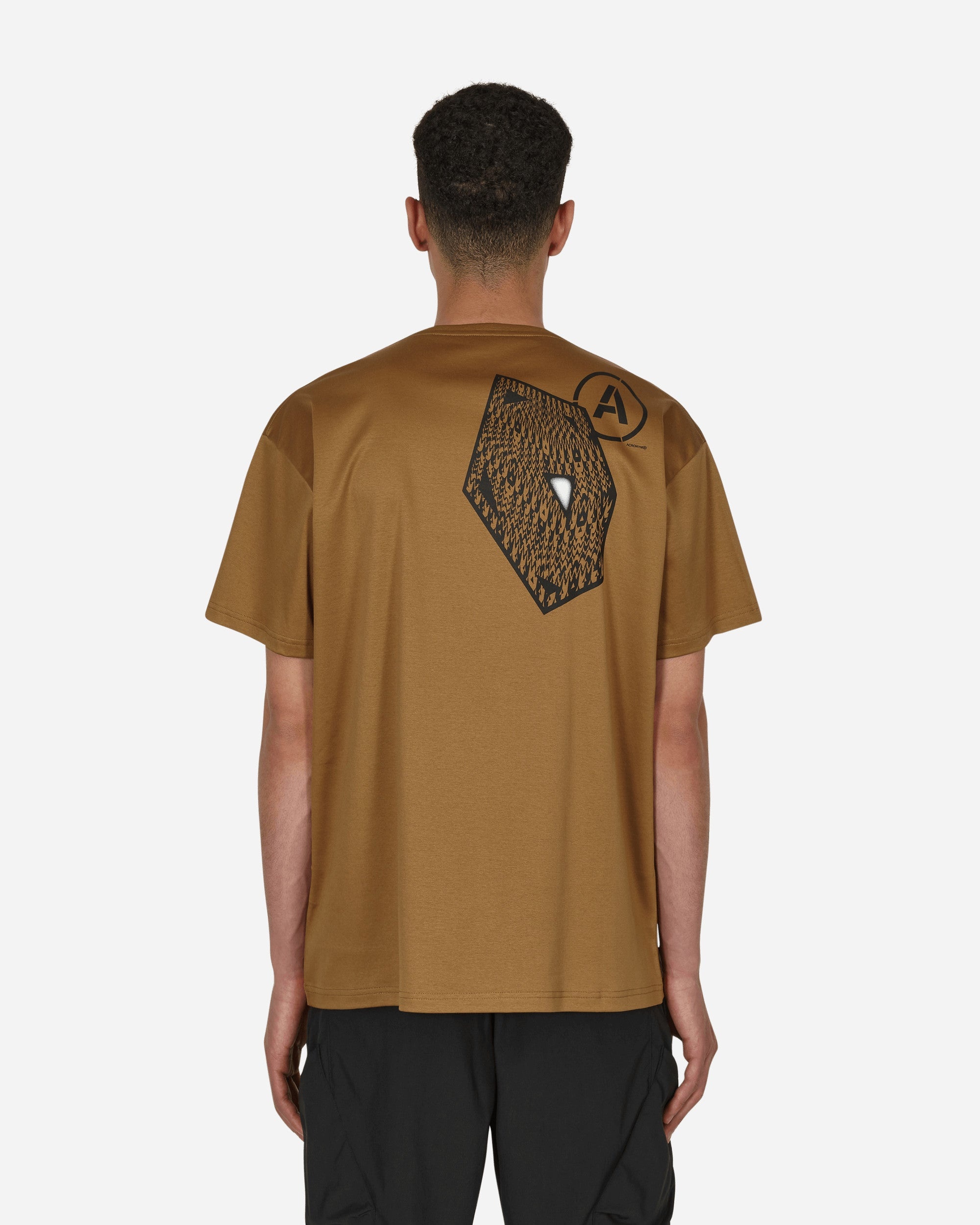 Printed T-Shirt Brown - 3