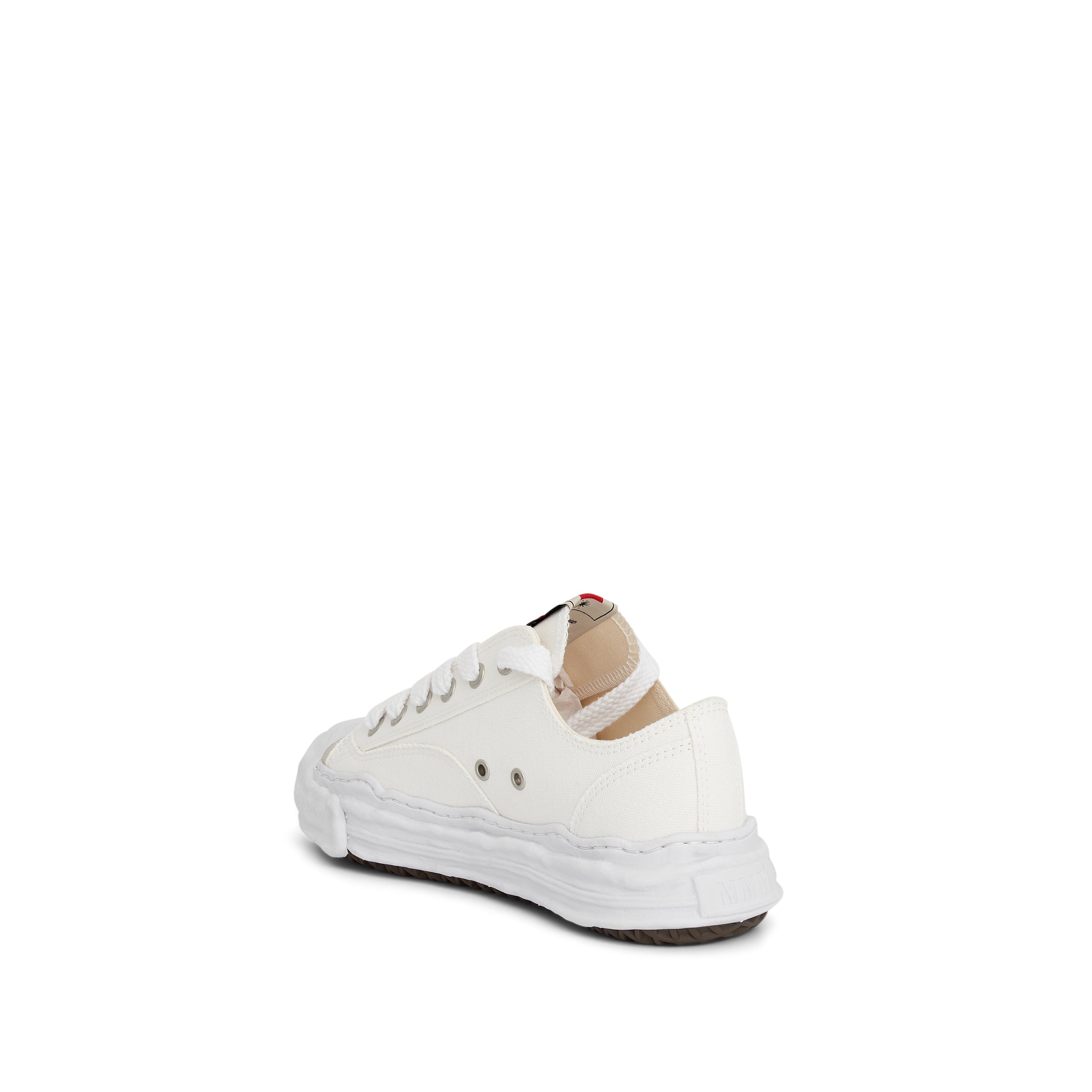 Hank OG Low Top Sneaker in White - 3