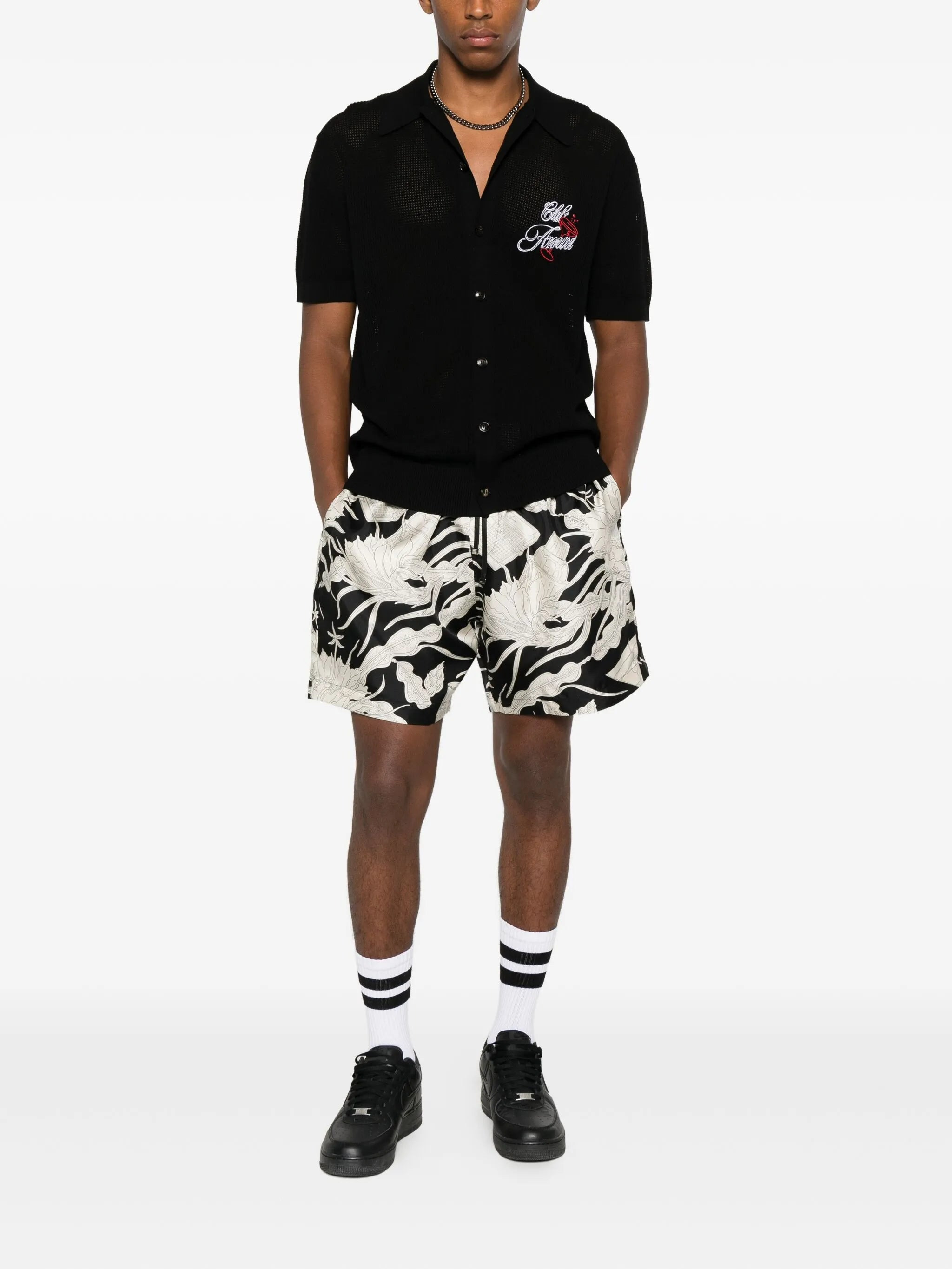 Amiri Floral-print Drawstring Shorts - 5