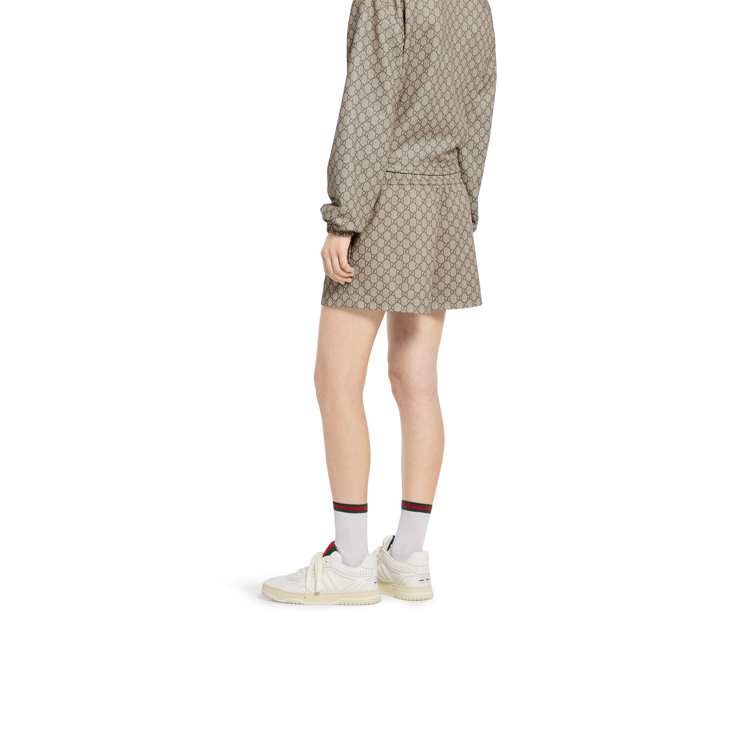 Printed technical jersey shorts - 4
