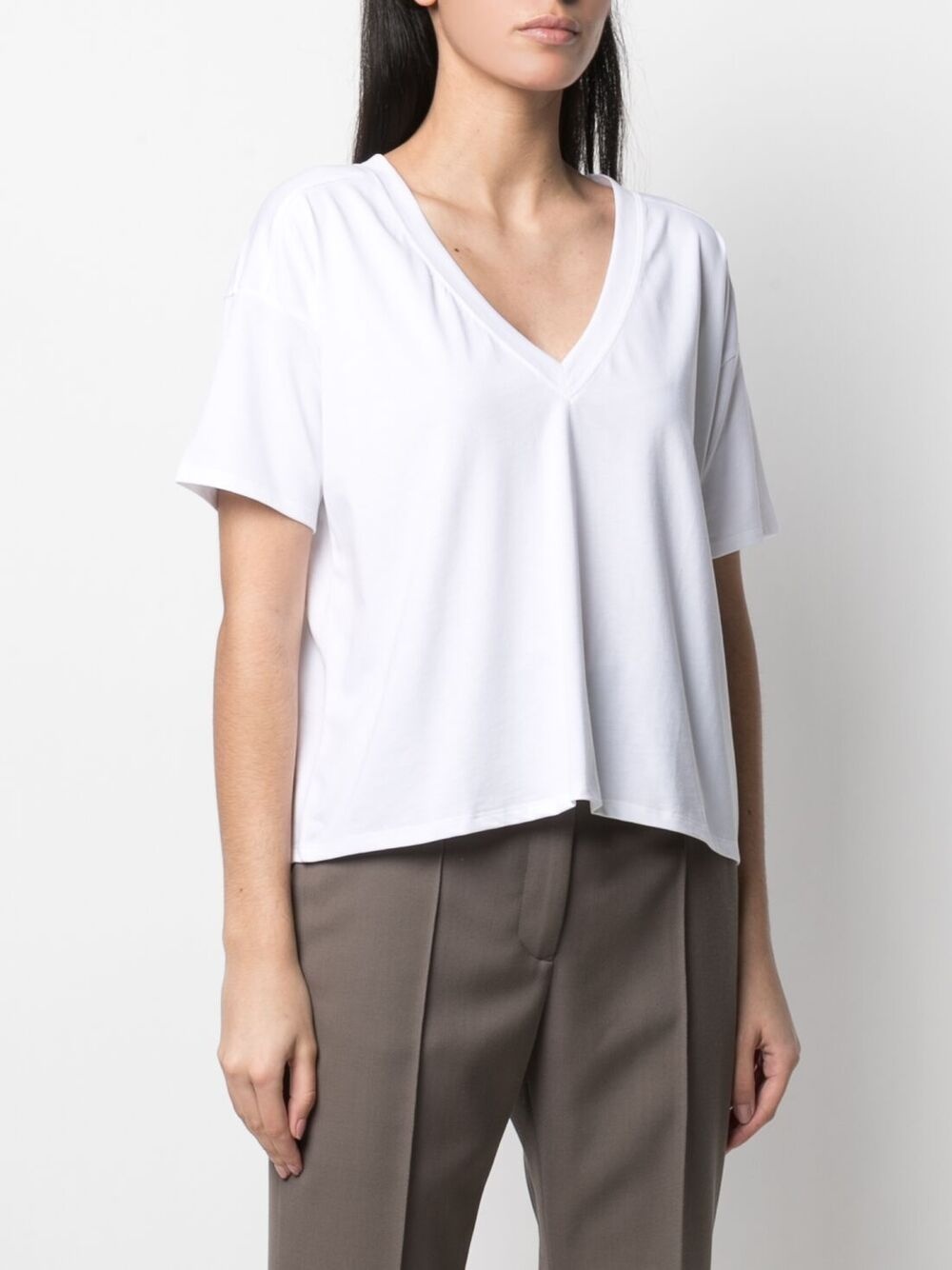v-neck boxy T-shirt - 3