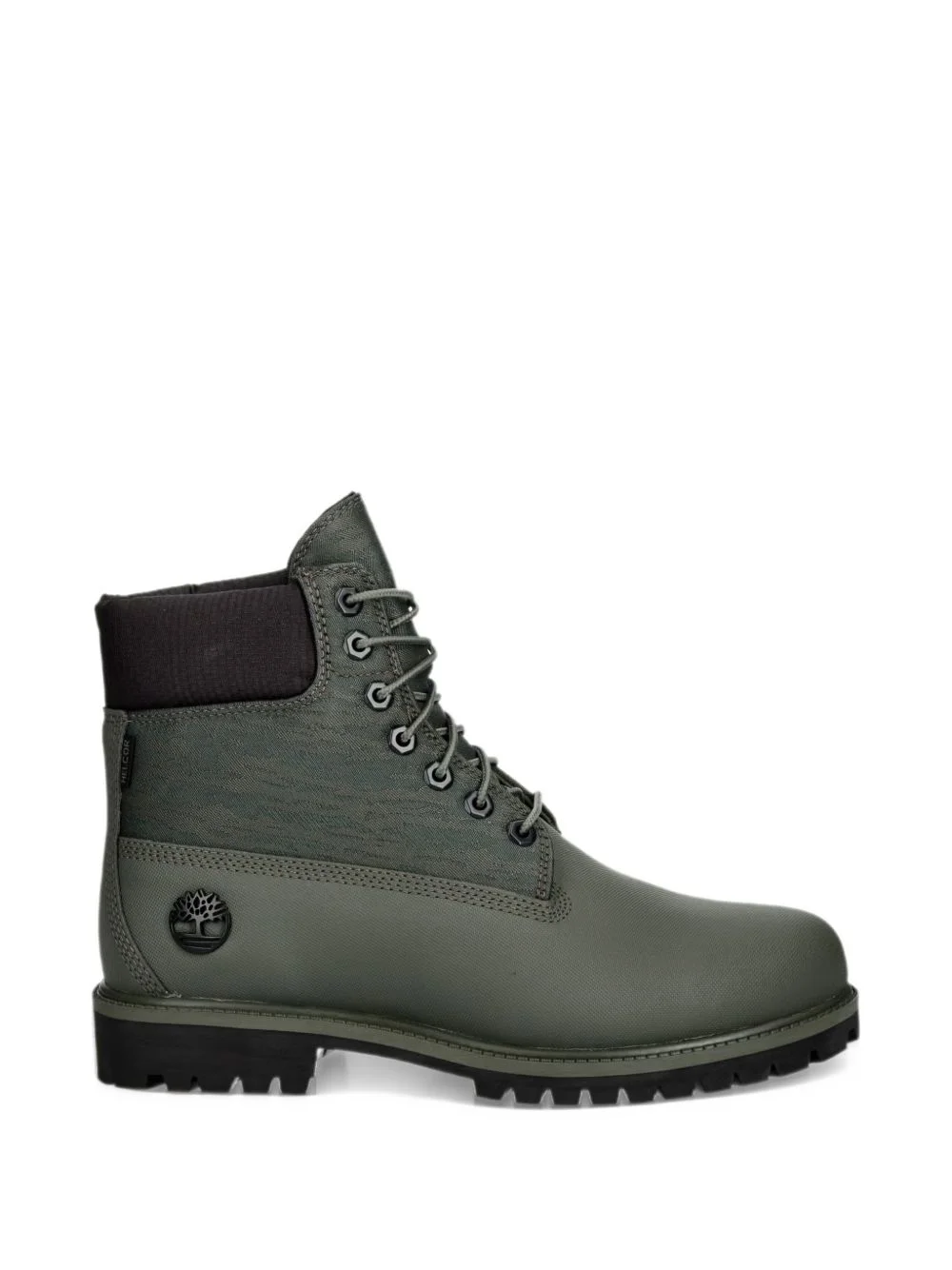logo-plaque lace-up boots - 1