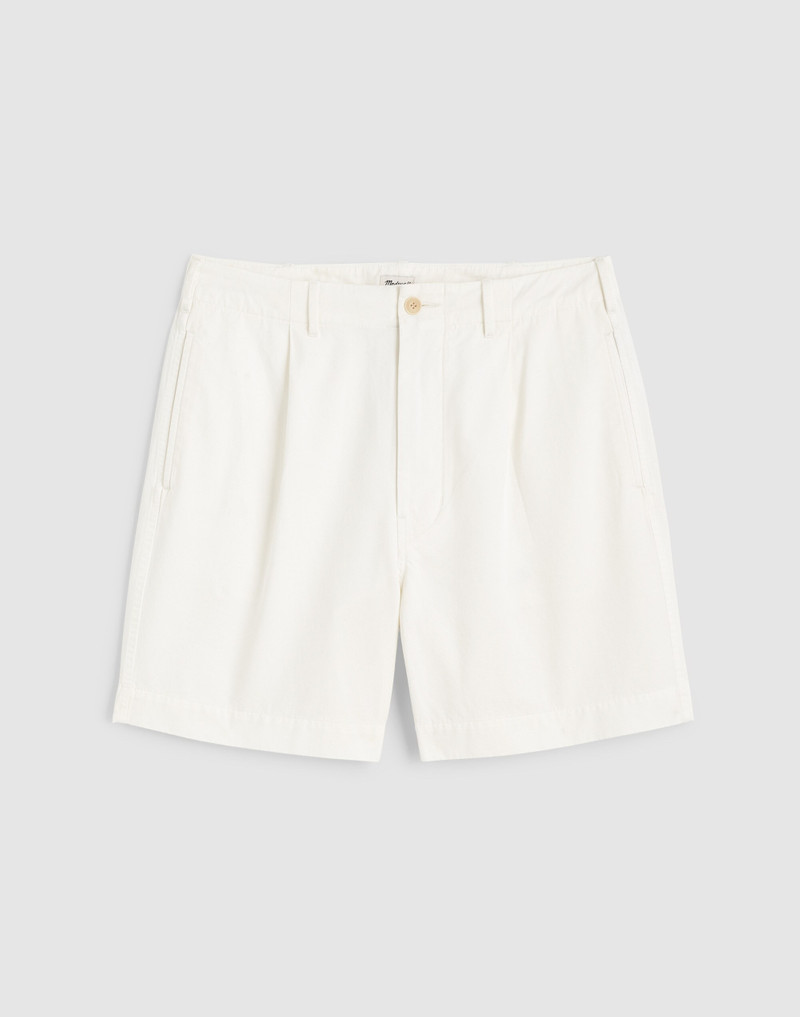 Pleated Chino Shorts in Uniform Twill 1