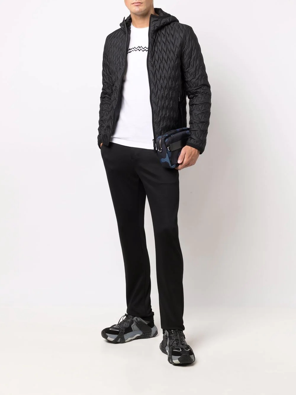 quilted feather-down bomber jacket - 2