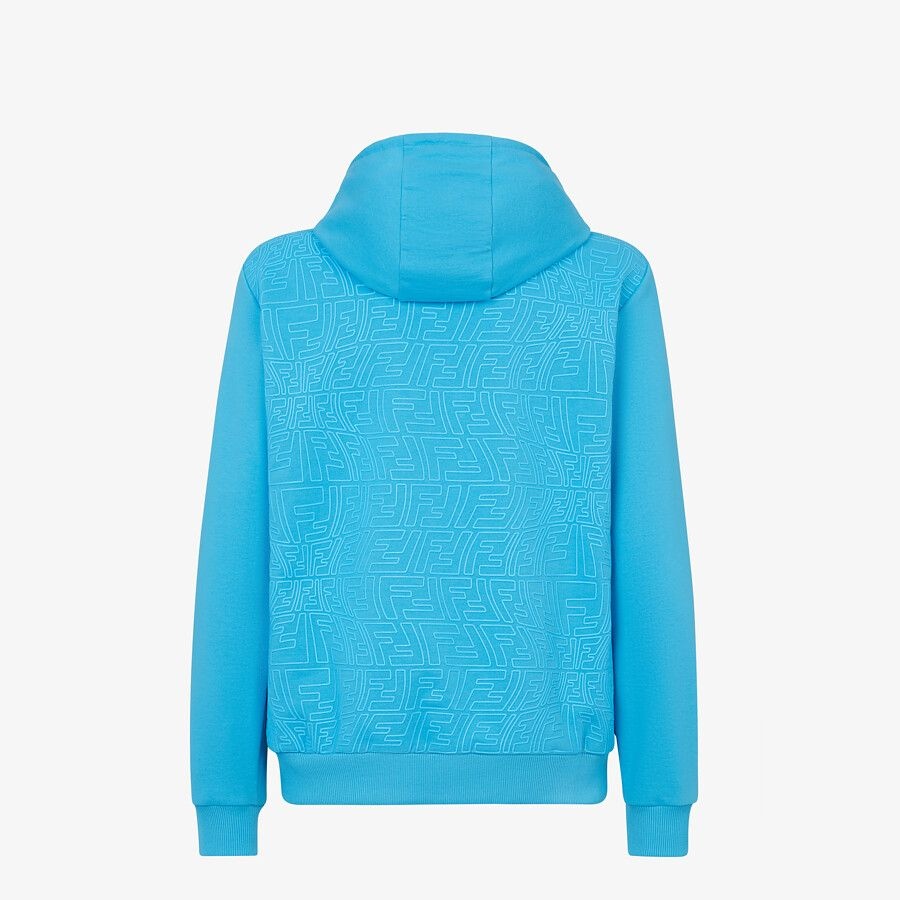 Light blue jersey sweatshirt - 2