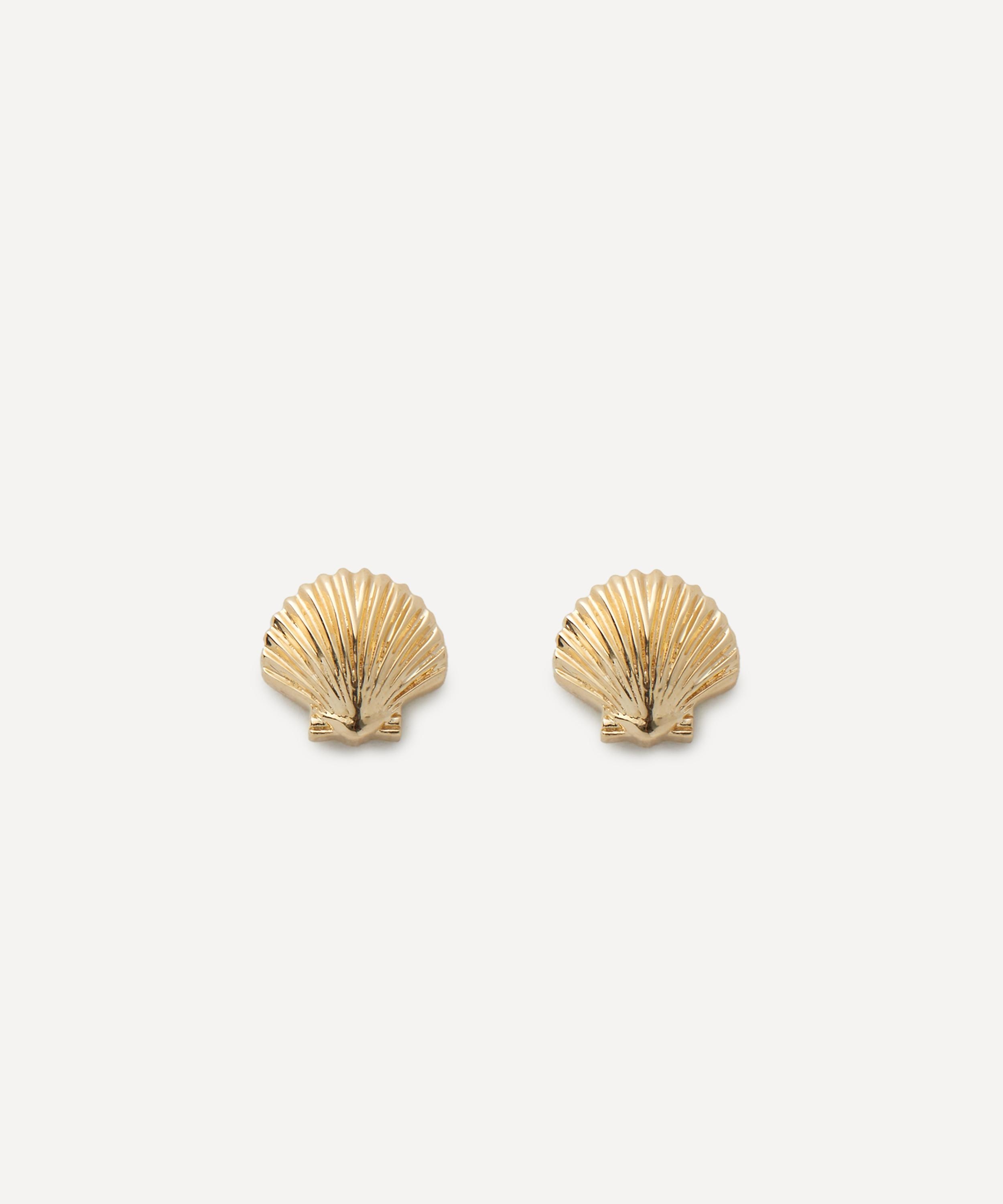 14ct Gold Mini Venus Stud Earrings - 2