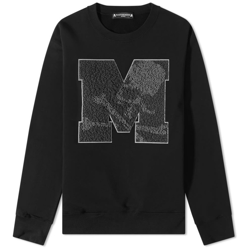 MASTERMIND WORLD Big M Crew Neck T-Shirt 1