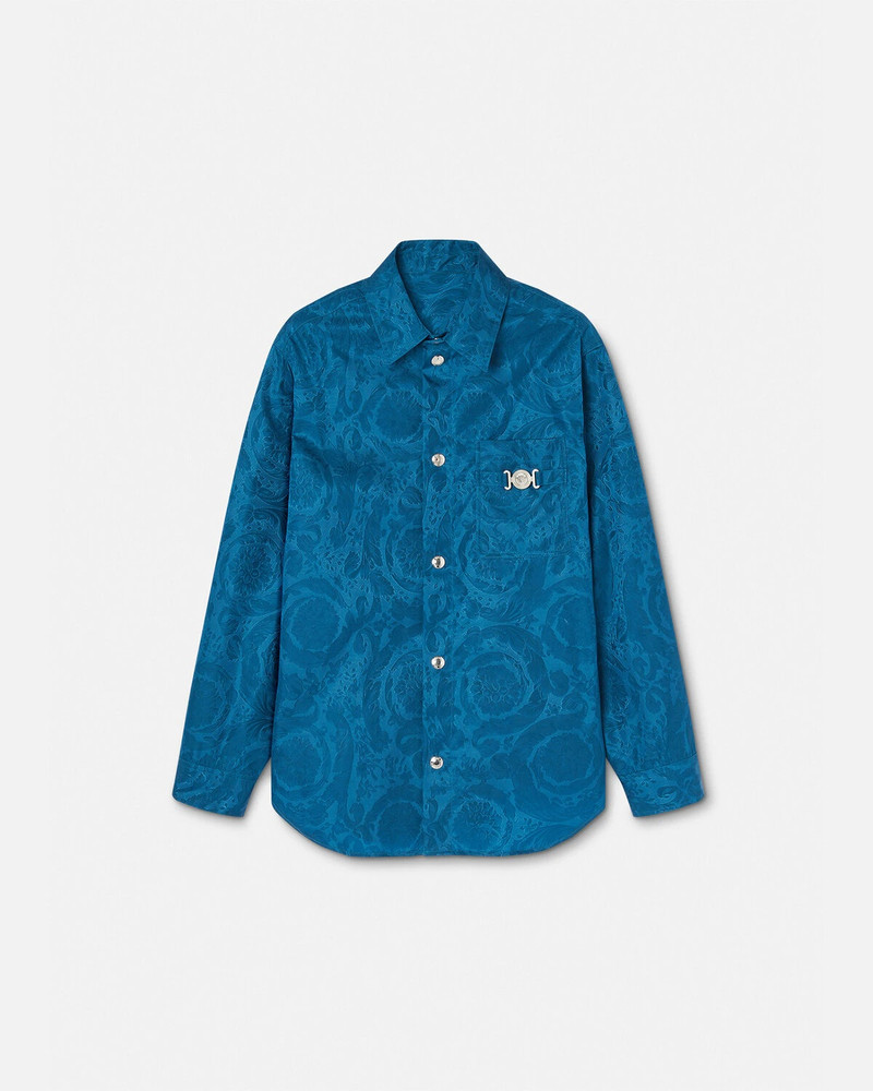 Barocco Silhouette Jacquard Overshirt 1